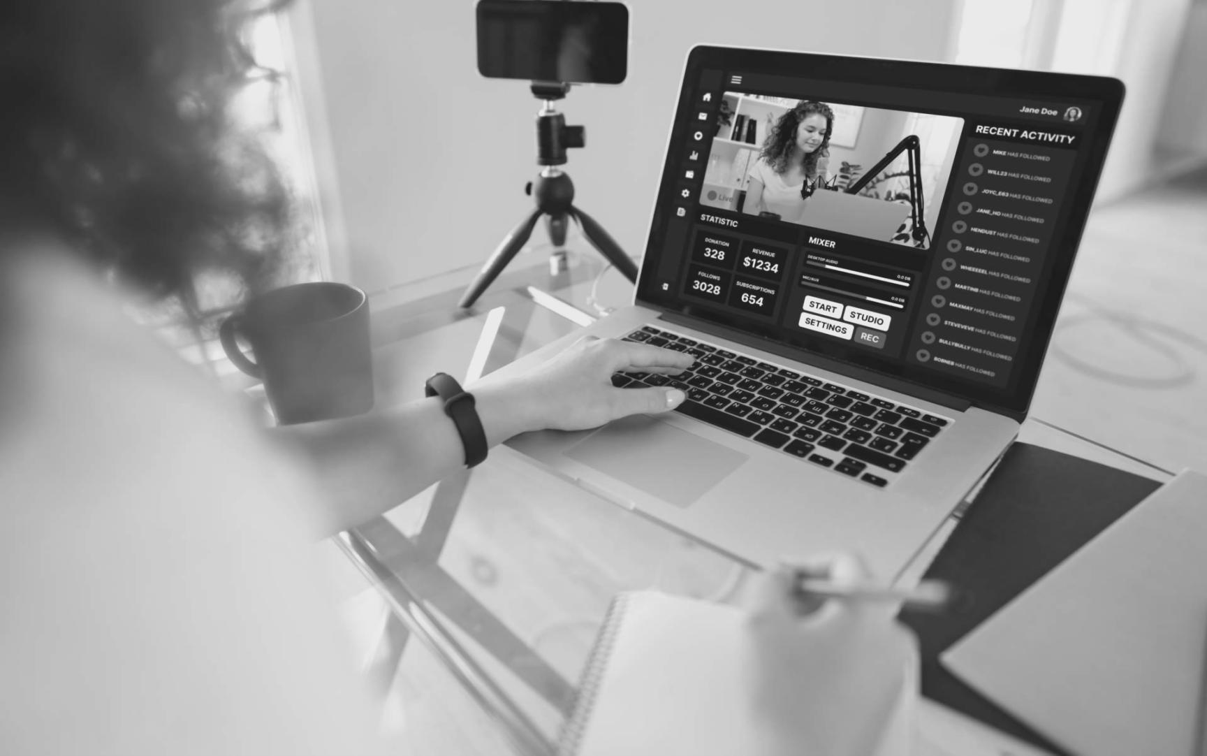 Professional analyzing financial data and investment metrics on multiple screens